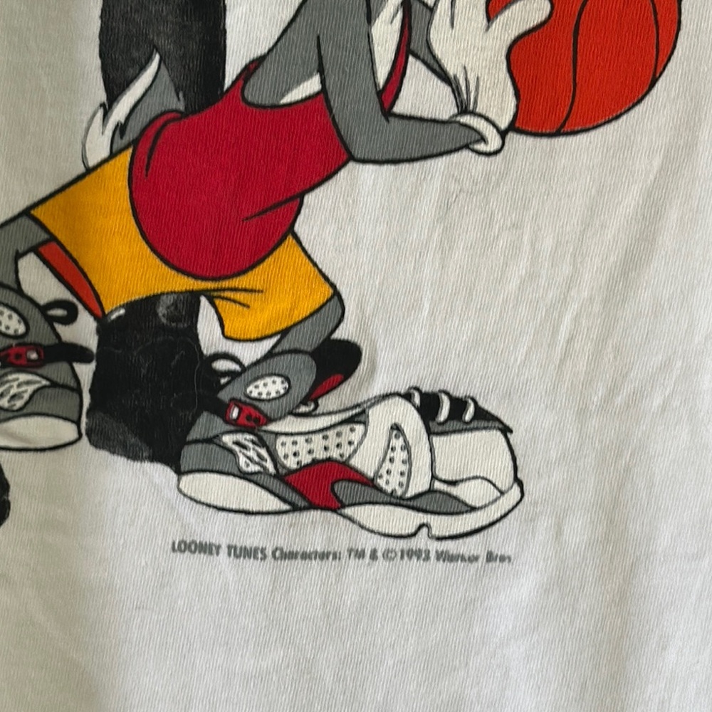 Vintage Nike 1993 Michael Jordan Space Jam Bugs Bunny T Shirt - Picture 7 of 9